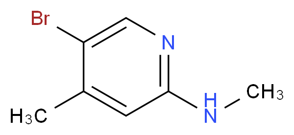5-Bromo-N,4-dimethyl-2-pyridinamine_Molecular_structure_CAS_155789-99-4)
