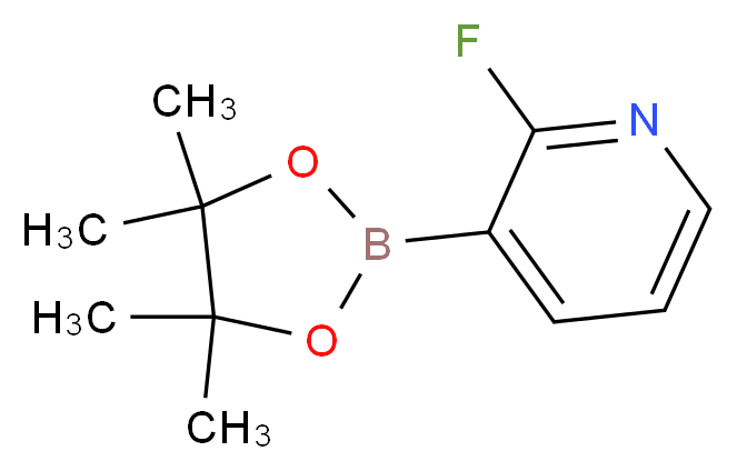2-Fluoropyridine-3-boronic acid pinacol ester_Molecular_structure_CAS_452972-14-4)