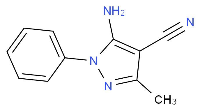 5-AMino-3-Methyl-1-phenyl-1H-pyrazole-4-carbonitrile_Molecular_structure_CAS_5346-56-5)