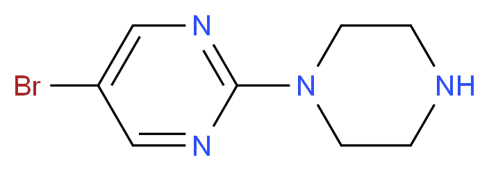 5-Bromo-2-(piperazin-1-yl)pyrimidine_Molecular_structure_CAS_99931-82-5)