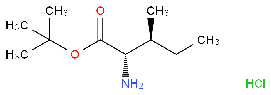 L-Isoleucine tert-butyl ester hydrochloride_Molecular_structure_CAS_69320-89-4)