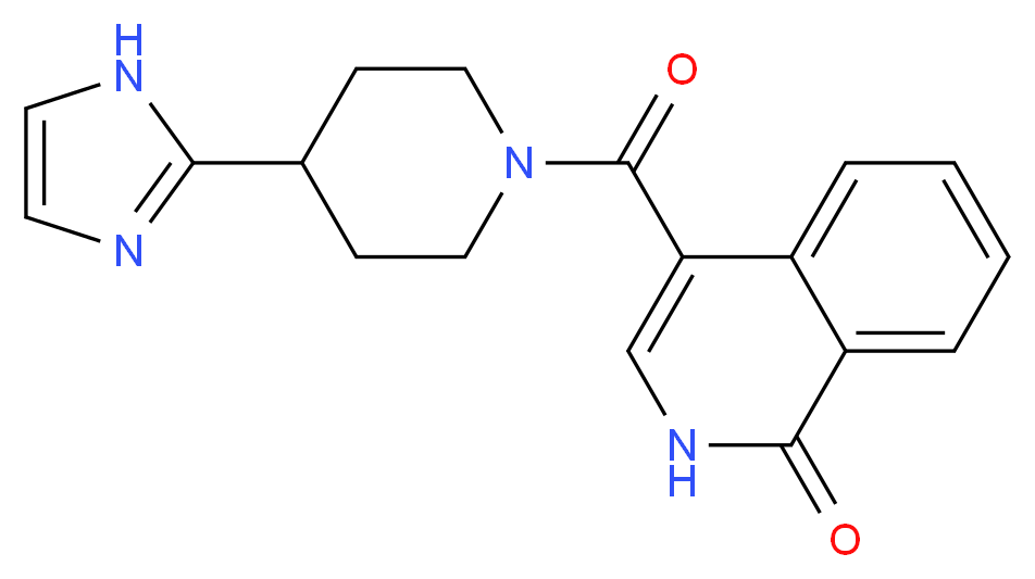 4-{[4-(1H-imidazol-2-yl)piperidin-1-yl]carbonyl}isoquinolin-1(2H)-one_Molecular_structure_CAS_)