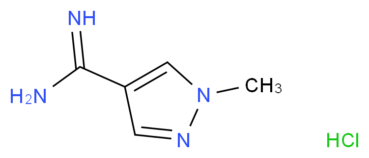 1-methyl-1H-pyrazole-4-carboximidamide hydrochloride_Molecular_structure_CAS_)