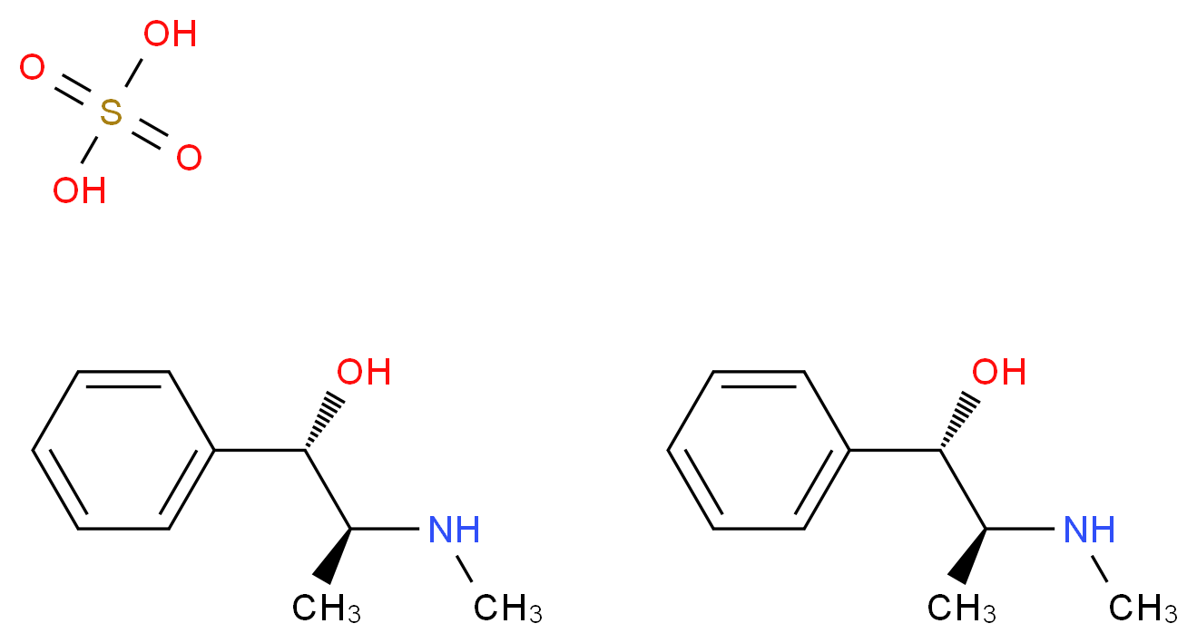 (1S,2S)-(+)-Pseudoephedrine sulfate salt_Molecular_structure_CAS_7460-12-0)