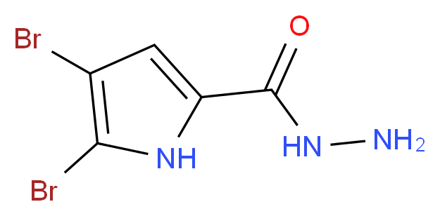 4,5-Dibromo-1H-pyrrole-2-carbohydrazide_Molecular_structure_CAS_50371-65-8)