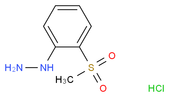 (2-methanesulfonylphenyl)hydrazine hydrochloride_Molecular_structure_CAS_)