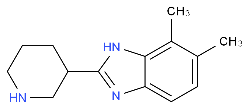 6,7-Dimethyl-2-piperidin-3-yl-1H-benzimidazole_Molecular_structure_CAS_)