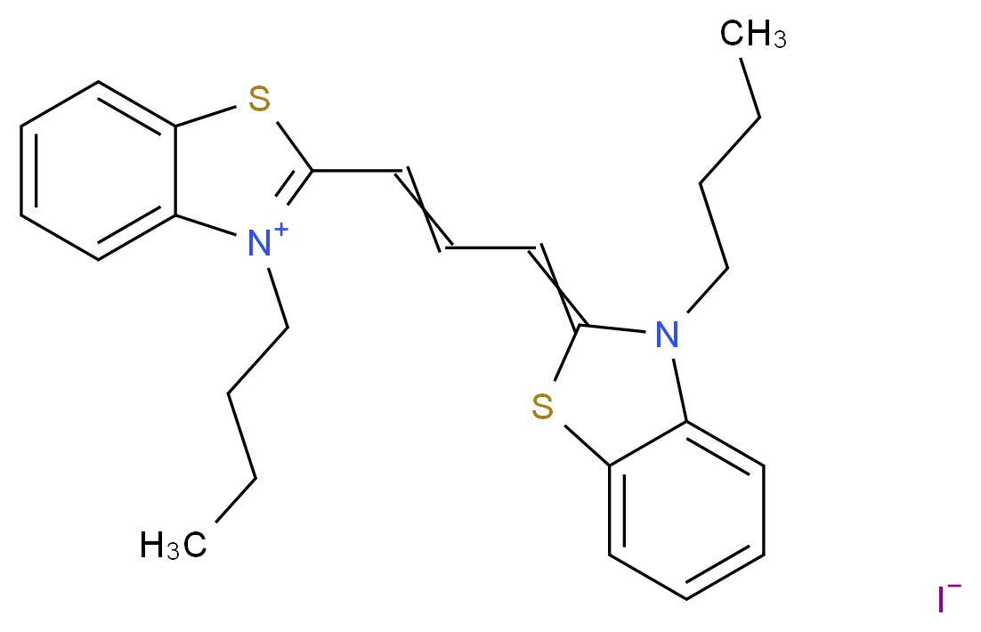 3,3′-Dibutylthiacarbocyanine iodide_Molecular_structure_CAS_53213-85-7)