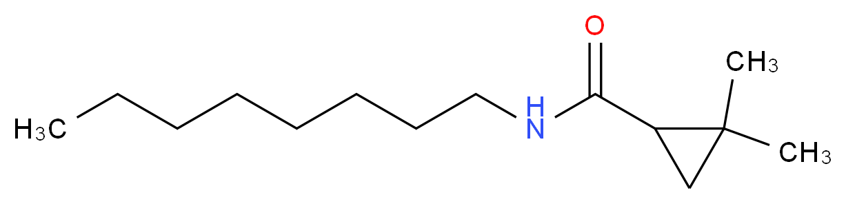 N1-octyl-2,2-dimethylcyclopropane-1-carboxamide_Molecular_structure_CAS_)