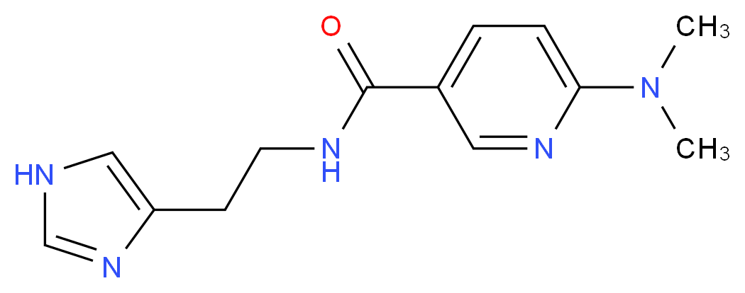 6-(dimethylamino)-N-[2-(1H-imidazol-4-yl)ethyl]nicotinamide_Molecular_structure_CAS_)