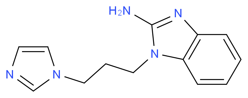 1-[3-(1H-imidazol-1-yl)propyl]-1H-1,3-benzodiazol-2-amine_Molecular_structure_CAS_)