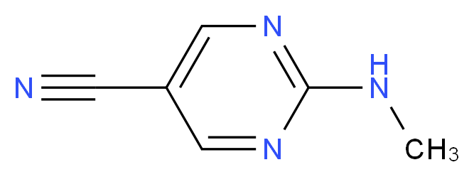 2-(methylamino)-5-pyrimidinecarbonitrile_Molecular_structure_CAS_5388-28-3)