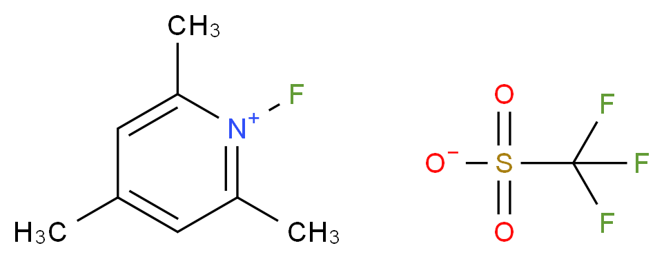1-Fluoro-2,4,6-trimethylpyridinium triflate_Molecular_structure_CAS_107264-00-6)