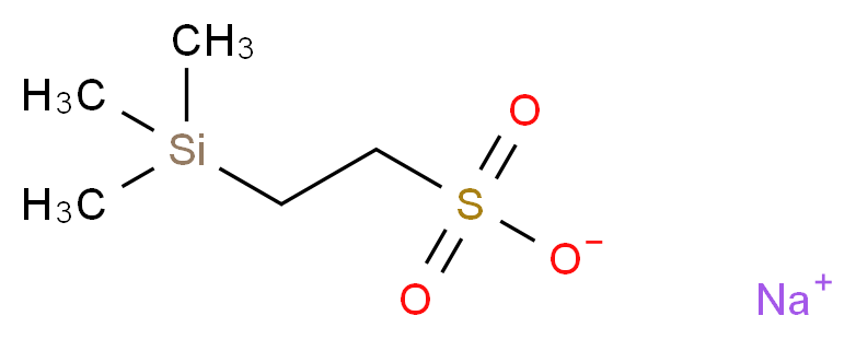 2-(Trimethylsilyl)ethanesulfonic acid sodium salt_Molecular_structure_CAS_18143-40-3)