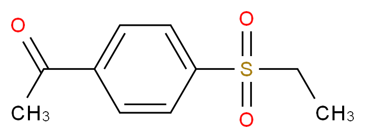 1-[4-(ethanesulfonyl)phenyl]ethan-1-one_Molecular_structure_CAS_)