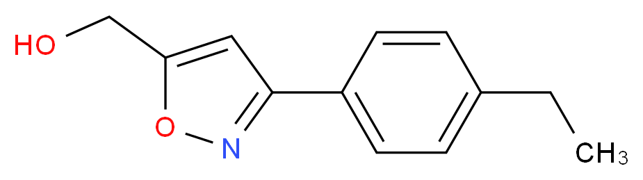 [3-(4-ETHYL-PHENYL)-ISOXAZOL-5-YL]-METHANOL_Molecular_structure_CAS_885273-68-7)