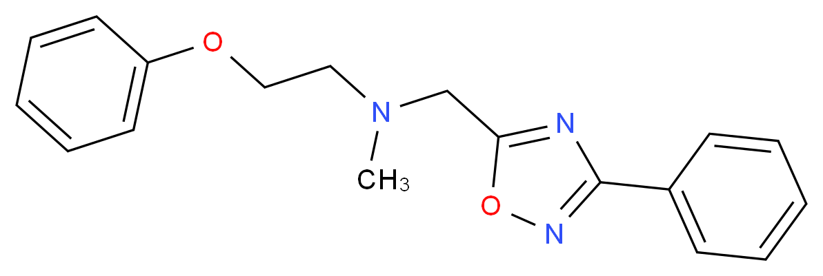 N-methyl-2-phenoxy-N-[(3-phenyl-1,2,4-oxadiazol-5-yl)methyl]ethanamine_Molecular_structure_CAS_)