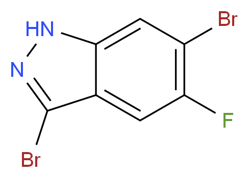 3,6-Dibromo-5-fluoro-1H-indazole_Molecular_structure_CAS_)