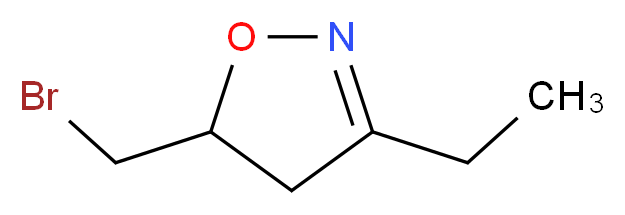 5-(bromomethyl)-3-ethyl-4,5-dihydroisoxazole_Molecular_structure_CAS_938458-87-8)