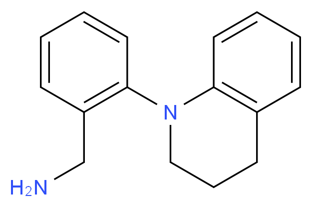 {2-[3,4-Dihydro-1(2H)-quinolinyl]-phenyl}methanamine_Molecular_structure_CAS_)
