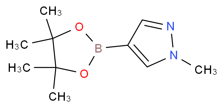 1-Methyl-4-pyrazole boronic acid pinacol ester_Molecular_structure_CAS_761446-44-0)