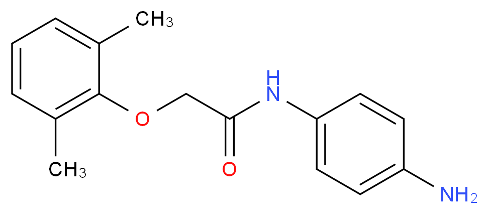 N-(4-Aminophenyl)-2-(2,6-dimethylphenoxy)acetamide_Molecular_structure_CAS_)