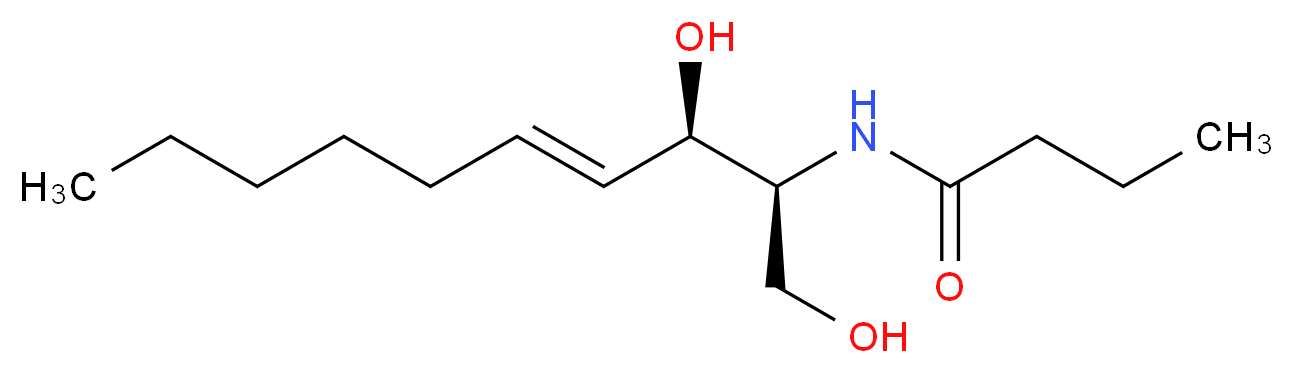 (2S,3R,4E)-2-Butyrylamino-4-decene-1,3-diol_Molecular_structure_CAS_850264-01-6)