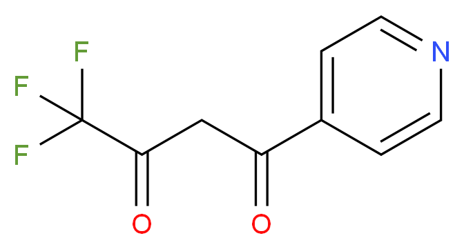 4,4,4-Trifluoro-1-pyridin-4-yl-butane-1,3-dione_Molecular_structure_CAS_399-06-4)