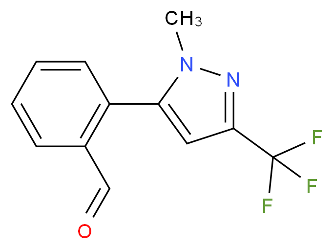 2-[1-methyl-3-(trifluoromethyl)-1H-pyrazol-5-yl]benzaldehyde_Molecular_structure_CAS_898289-61-7)