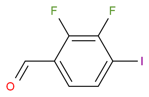 2,3-Difluoro-4-iodobenzaldehyde_Molecular_structure_CAS_885590-99-8)