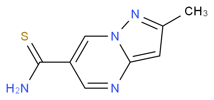 2-methylpyrazolo[1,5-a]pyrimidine-6-carbothioamide_Molecular_structure_CAS_)