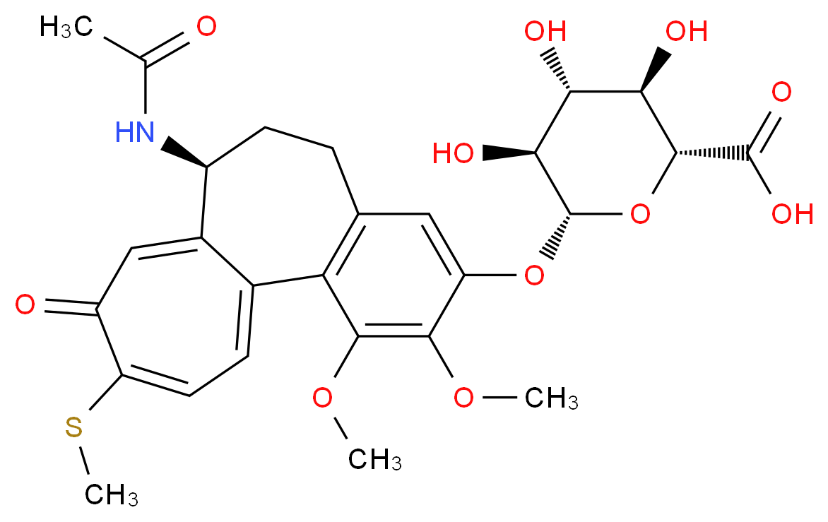 3-Demethyl Thiocolchicine 3-O-β-D-Glucuronide_Molecular_structure_CAS_819802-34-1)