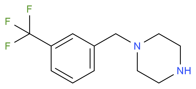 1-[3-(Trifluoromethyl)benzyl]piperazine_Molecular_structure_CAS_55513-16-1)