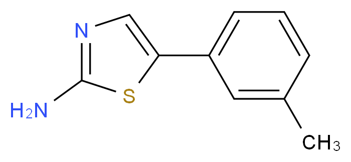 5-(3-methylphenyl)-1,3-thiazol-2-amine_Molecular_structure_CAS_)