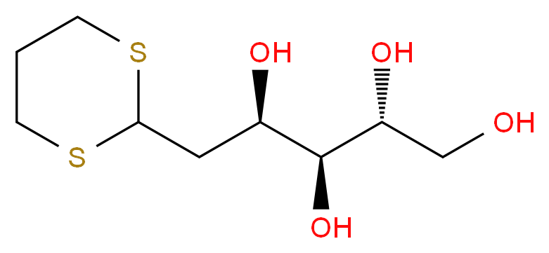 2-Deoxy-D-arabino-hexose Propylene Dithioacetal_Molecular_structure_CAS_91294-63-2)
