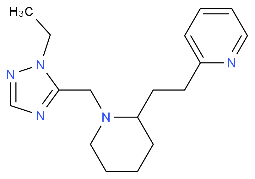 2-(2-{1-[(1-ethyl-1H-1,2,4-triazol-5-yl)methyl]piperidin-2-yl}ethyl)pyridine_Molecular_structure_CAS_)