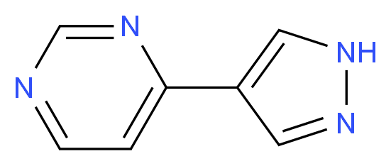 4-(1H-Pyrazol-4-yl)pyrimidine_Molecular_structure_CAS_28648-87-5)