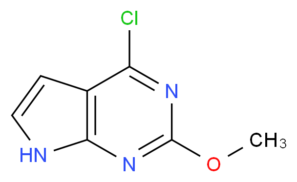 6-Chloro-2-methoxy-7-deazapurine_Molecular_structure_CAS_90057-08-2)