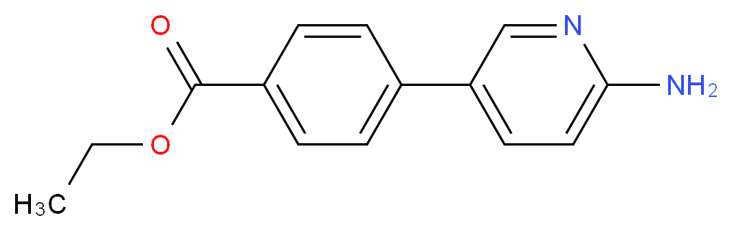 Ethyl 4-(6-aminopyridin-3-yl)benzoate_Molecular_structure_CAS_1314987-69-3)