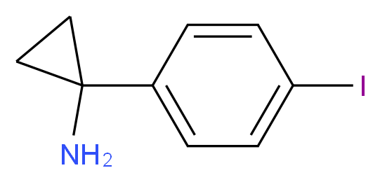 1-(4-iodophenyl)cyclopropanamine_Molecular_structure_CAS_630384-20-2)