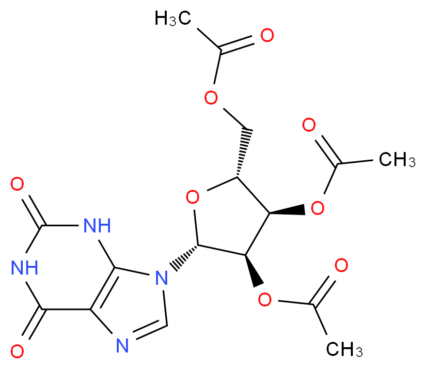 2,6-Dihydro-9-(2',3',5'-tri-O-acetyl-β-D-ribofuranosyl)purine_Molecular_structure_CAS_61444-45-9)