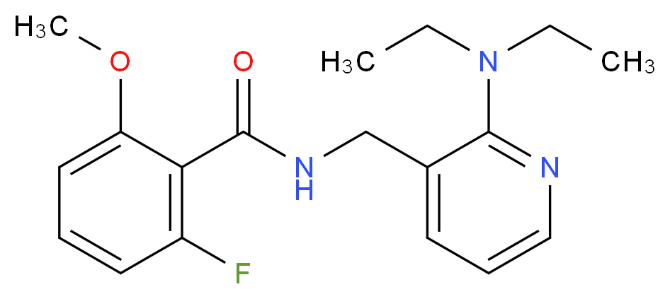N-{[2-(diethylamino)pyridin-3-yl]methyl}-2-fluoro-6-methoxybenzamide_Molecular_structure_CAS_)