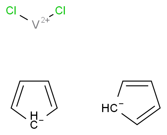 Bis(cyclopentadienyl)vanadium(III) chloride_Molecular_structure_CAS_12701-79-0)