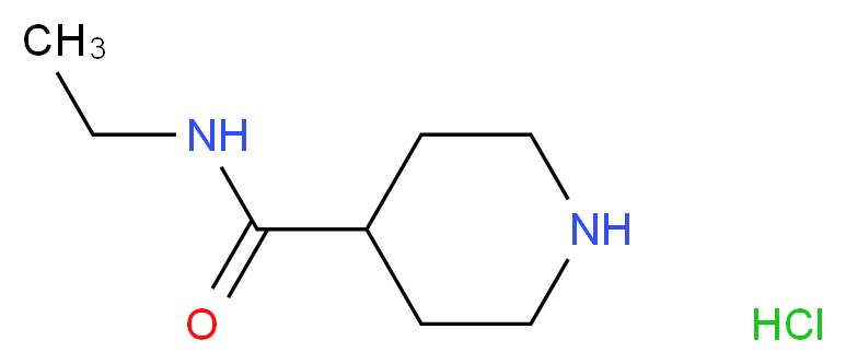 N-ethylpiperidine-4-carboxamide hydrochloride_Molecular_structure_CAS_)
