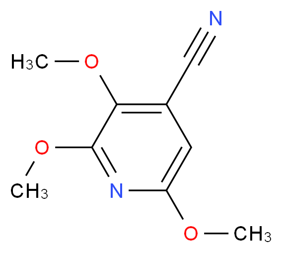 2,3,6-Trimethoxyisonicotinonitrile_Molecular_structure_CAS_)
