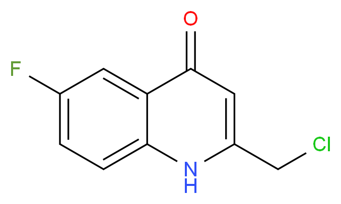 2-(chloromethyl)-6-fluoro-4(1H)-quinolinone_Molecular_structure_CAS_946712-15-8)