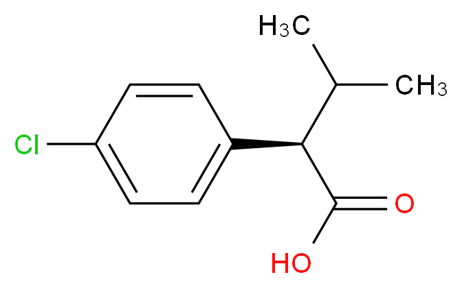 (R)-2-(4-Chlorophenyl)-3-methylbutanoic acid_Molecular_structure_CAS_63640-09-5)
