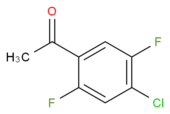 4'-Chloro-2',5'-difluoroacetophenone 97%_Molecular_structure_CAS_655-12-9)
