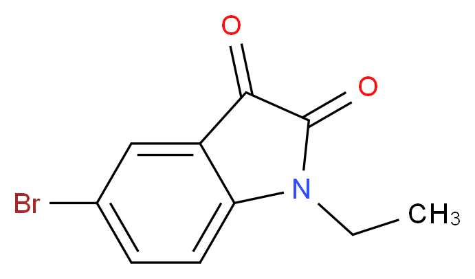 5-bromo-1-ethyl-2,3-dihydro-1H-indole-2,3-dione_Molecular_structure_CAS_)