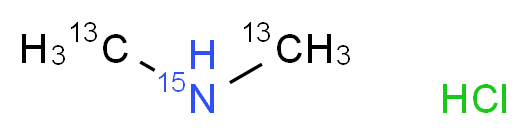 Dimethylamine-13C2,15N hydrochloride_Molecular_structure_CAS_)